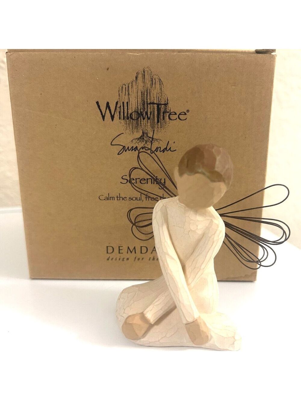Willow Tree Serenity Susan Lordi DEMDACO Angel Figurine 2002 w/Box